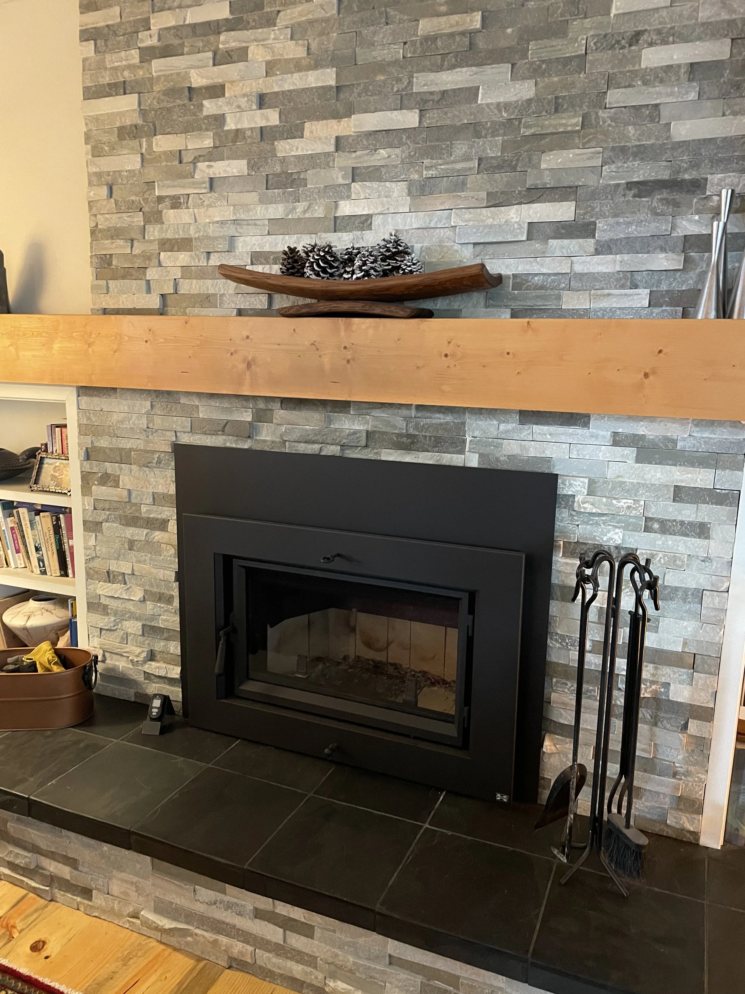 FireplaceX Large Flush NexGen Hybrid — Woodstove Insert